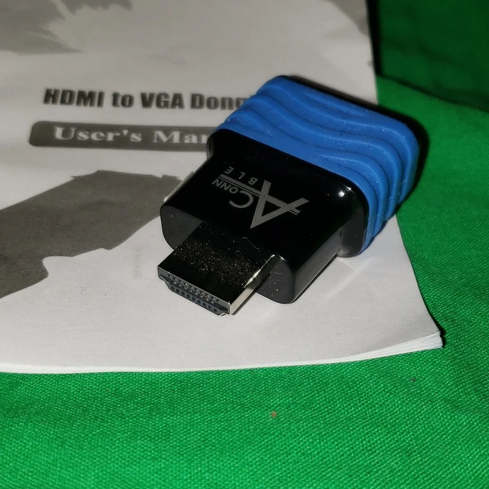 Aconn Cable HDMI to VGA Adapter with Manual New